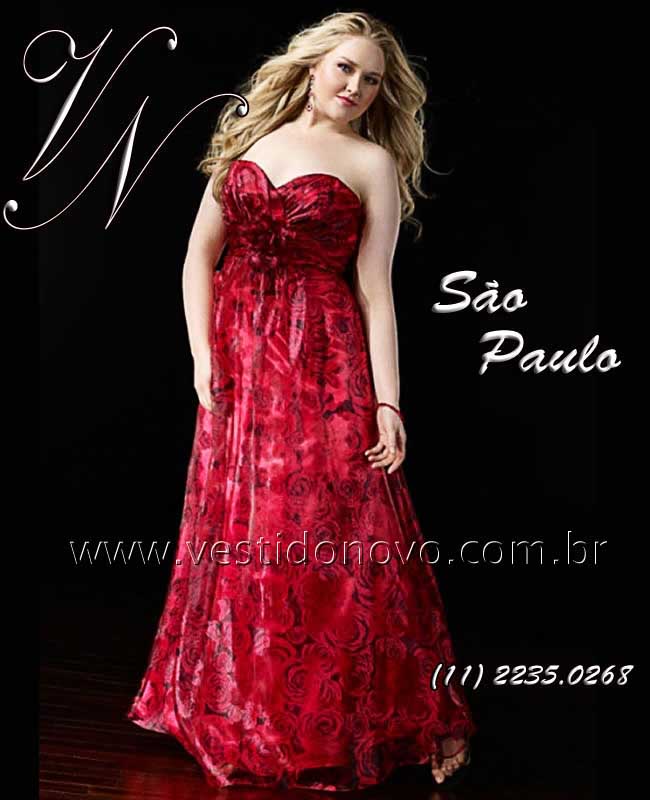 Vestido plus size floral em vermelho, mae do noivo,  madrinha de casamento, casamento civil, festa longo, São Paulo - sp numeração grande