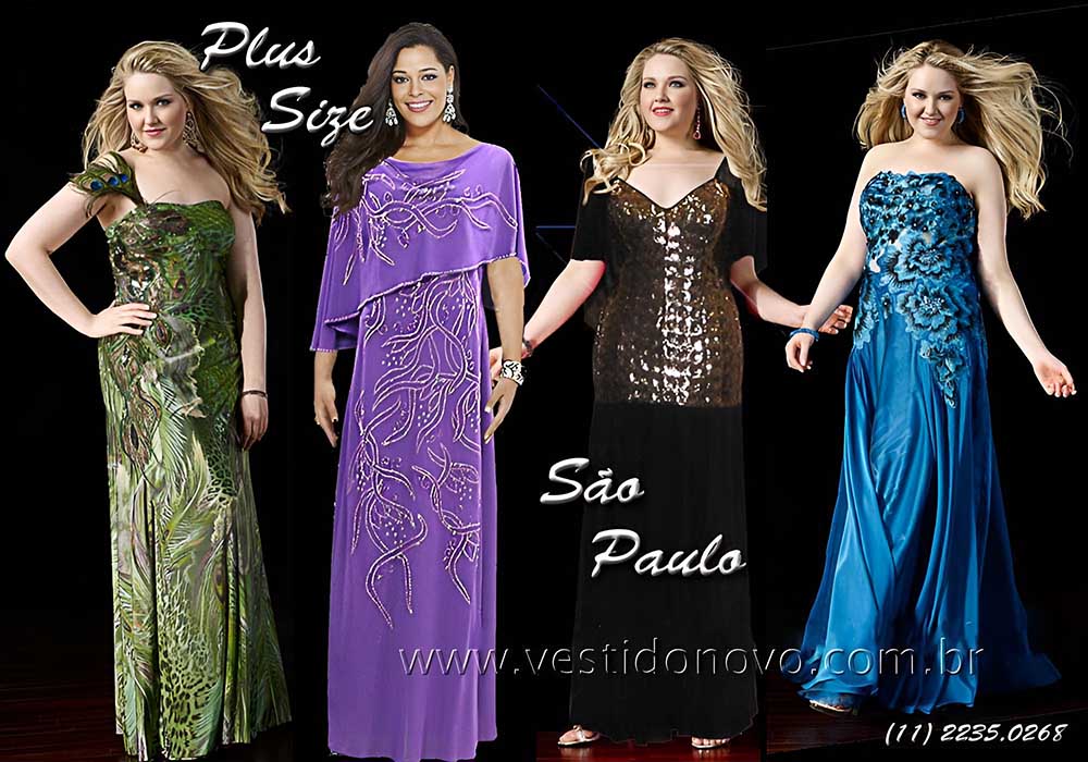 Vestido de festa plus size mae da noiva, formatura, casamento civil, festa longo, com manga e renda loja em So Paulo (11) 2274.9604 ou 2235.0268